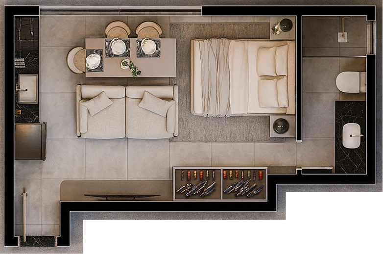 Apartamento Studio